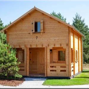 Mẫu nhà gỗ tự nhiên 35m2