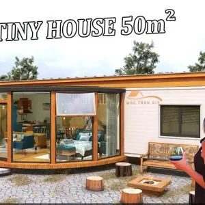 Thiết kế nhà lắp ghép Tiny House 50m2