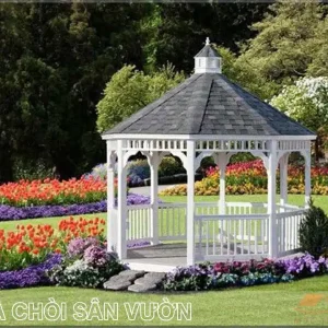 Nhà chòi gỗ lục giác Châu Âu