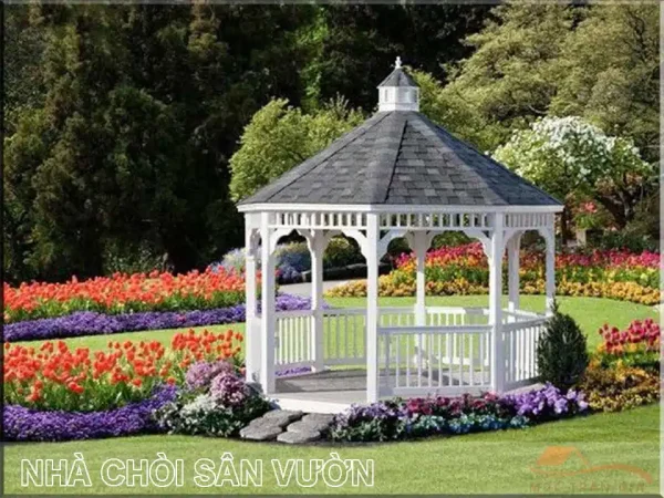 Nhà chòi gỗ lục giác Châu Âu