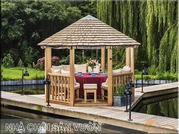 Nhà chòi gỗ lục giác Châu Âu