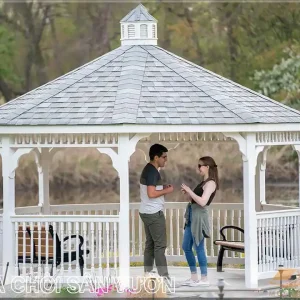 Nhà chòi gỗ lục giác Châu Âu