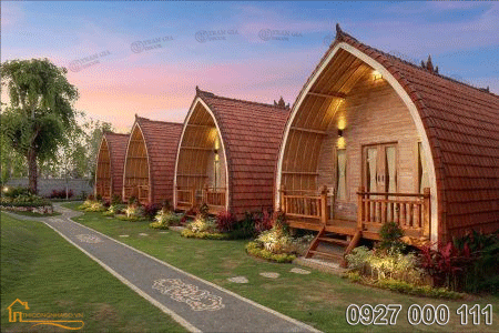 Thiết kế thi công nhà gỗ homestay tại Đà Lạt 4 Nhà gỗ homestay tại Đà Lạt 04