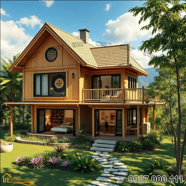 Nhà gỗ lắp ghép thông minh 02