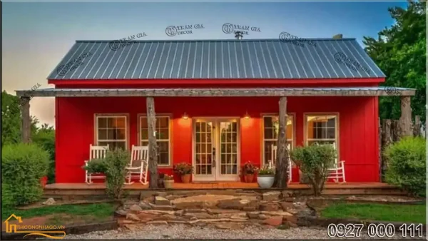 Nhà gỗ sân vườn ở Oklahoma