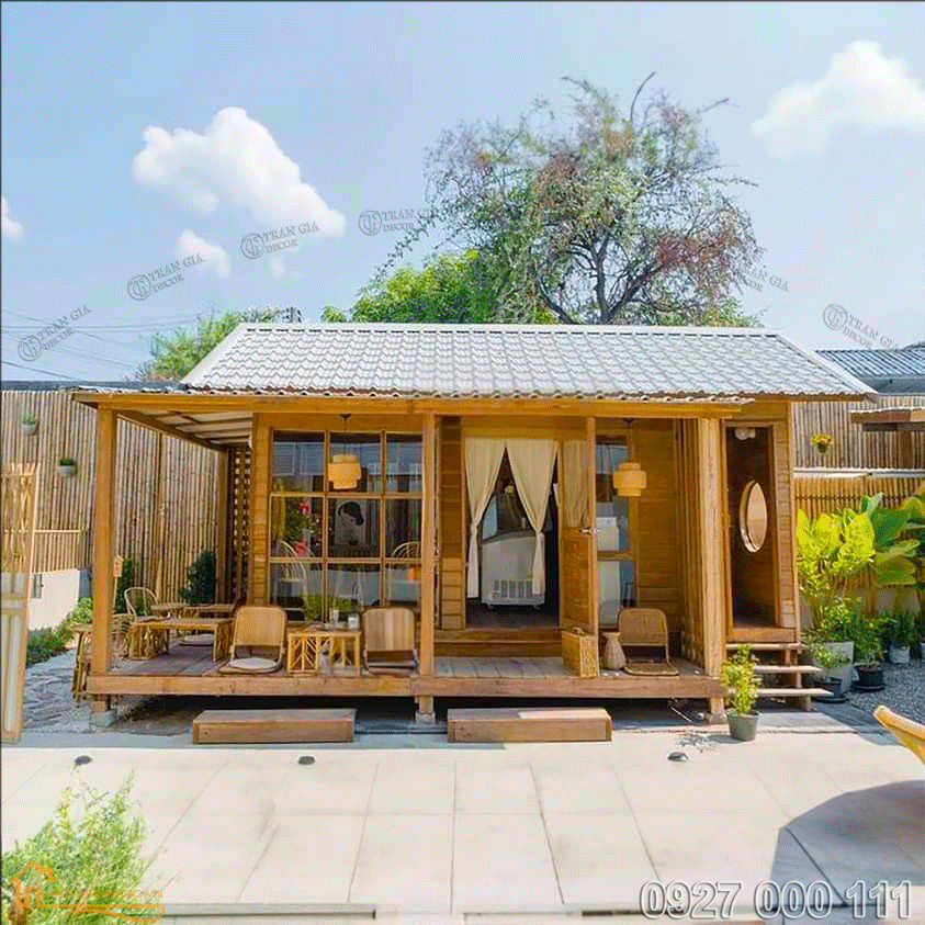 Top các mẫu nhà gỗ tự nhiên mang phong cách hiện đại 2 Nhà gỗ tự nhiên di động