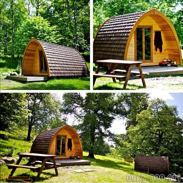 Top các mẫu nhà gỗ tự nhiên mang phong cách hiện đại 5 Nhà gỗ tự nhiên homestay