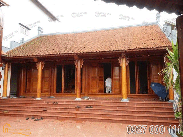 Thi công nhà gỗ cổ truyền 03