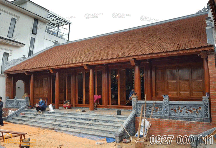 Thi công nhà gỗ cổ truyền 04