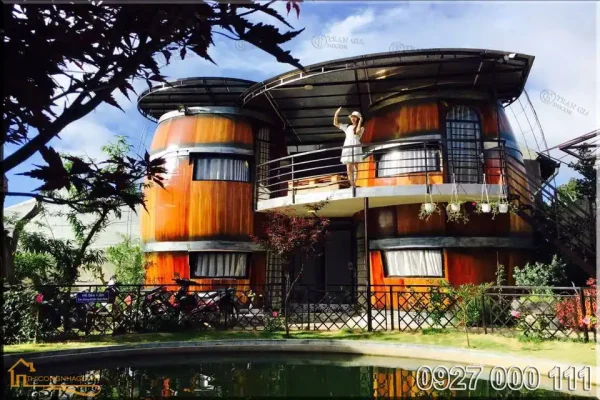 Khám phá mẫu thiết kế homestay mang lại trải nghiệm tuyệt vời cho du khách 37 nhà gỗ lắp ghép hình thùng rượu
