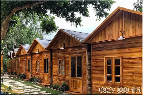 nhà gỗ lắp ghép truyền thống
