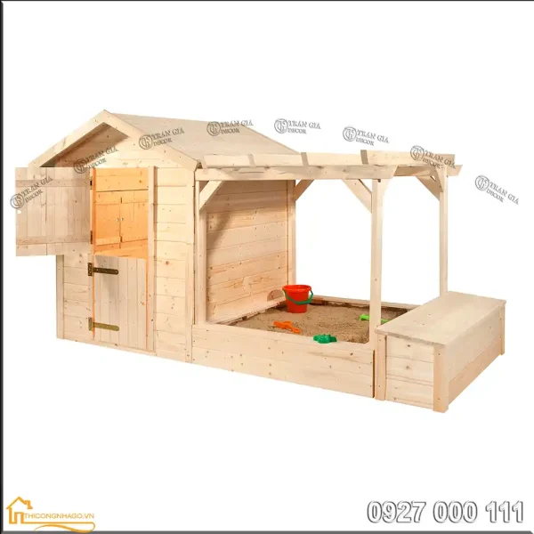 Mẫu nhà gỗ cho bé