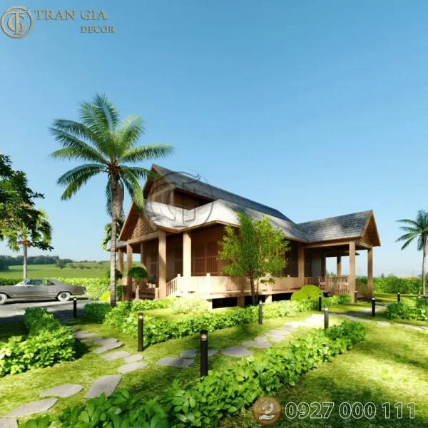 Nhà gỗ nghĩ dưỡng 01