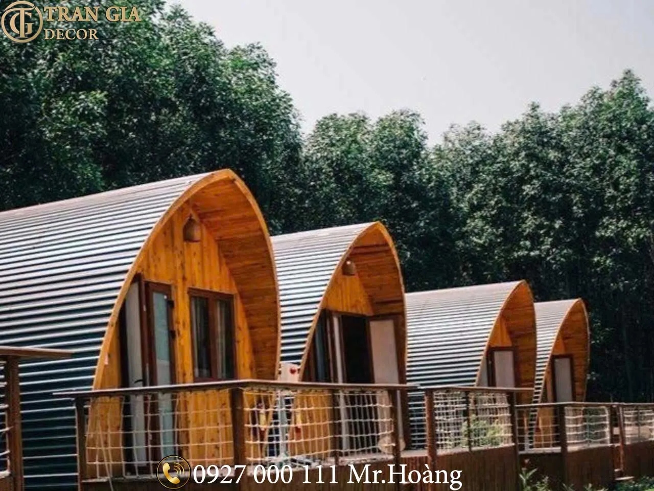 Top 10+ mẫu nhà gỗ lắp ghép đẹp giá rẻ hiện nay 2 Nhà gỗ lắp ghép đẹp Trần Gia Decor 01