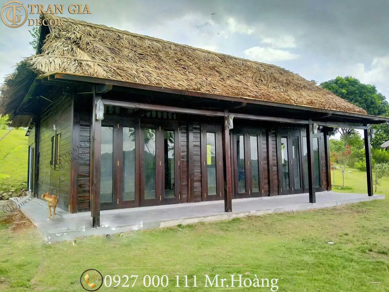 Top 10+ mẫu nhà gỗ lắp ghép đẹp giá rẻ hiện nay 10 Nhà gỗ lắp ghép đẹp Trần Gia Decor 07