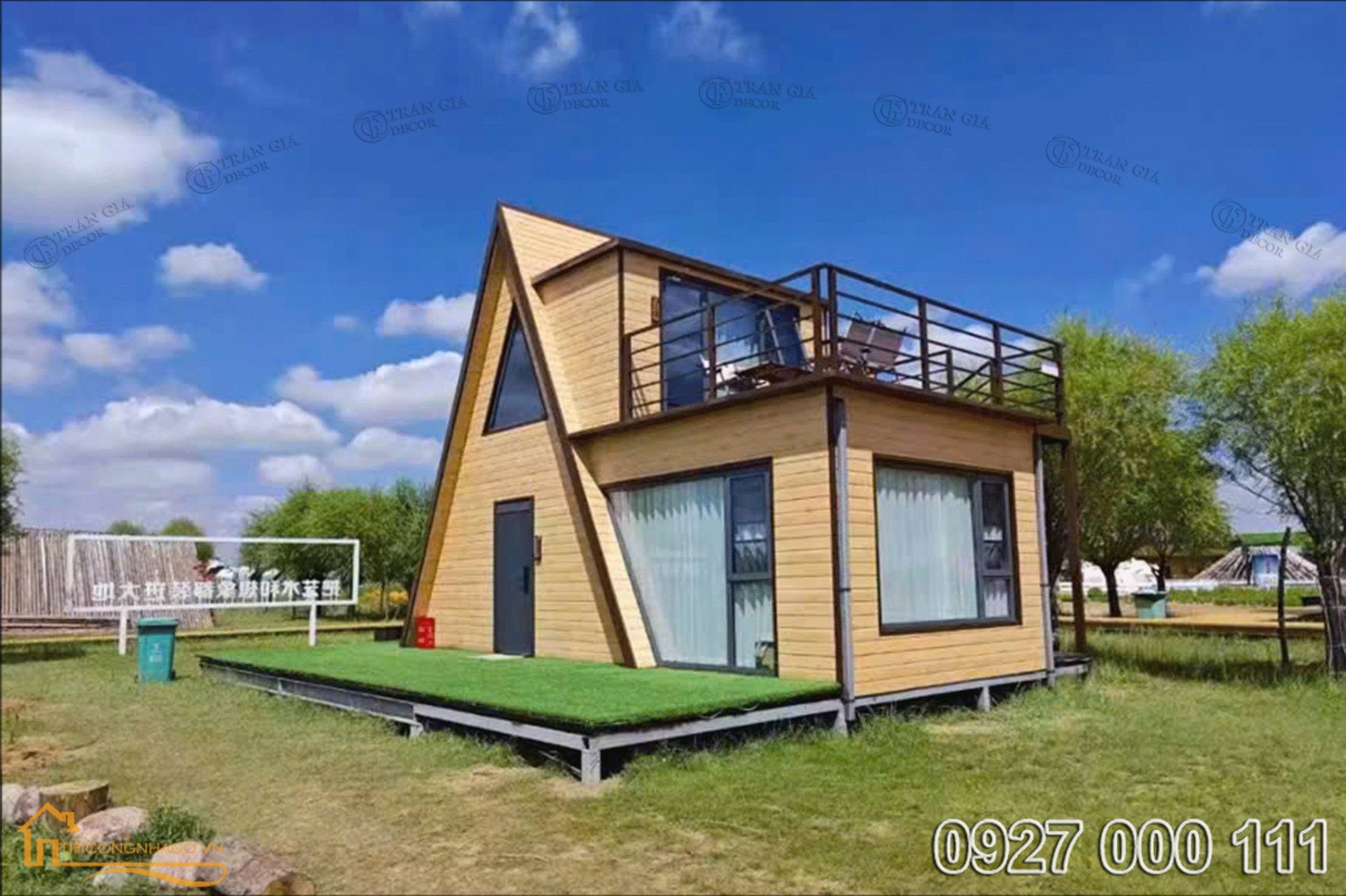 Thiết kế nhà gỗ homestay cao cấp 6 Nhà gỗ homestay cao cấp 05