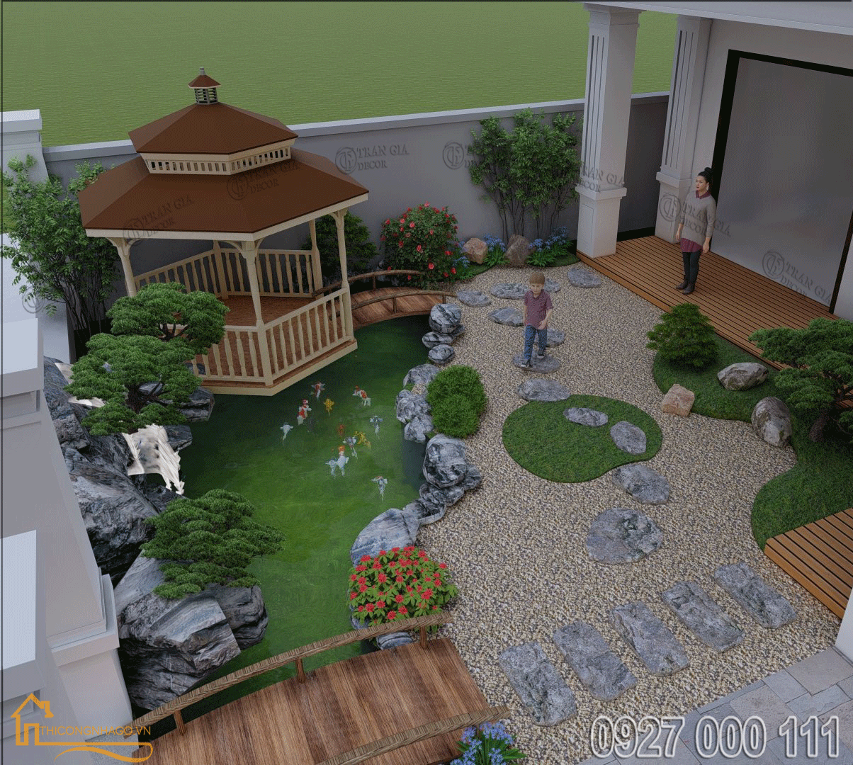 Chòi nghỉ sân vườn cá koi 7 Chòi nghĩ sân vườn cá koi 06