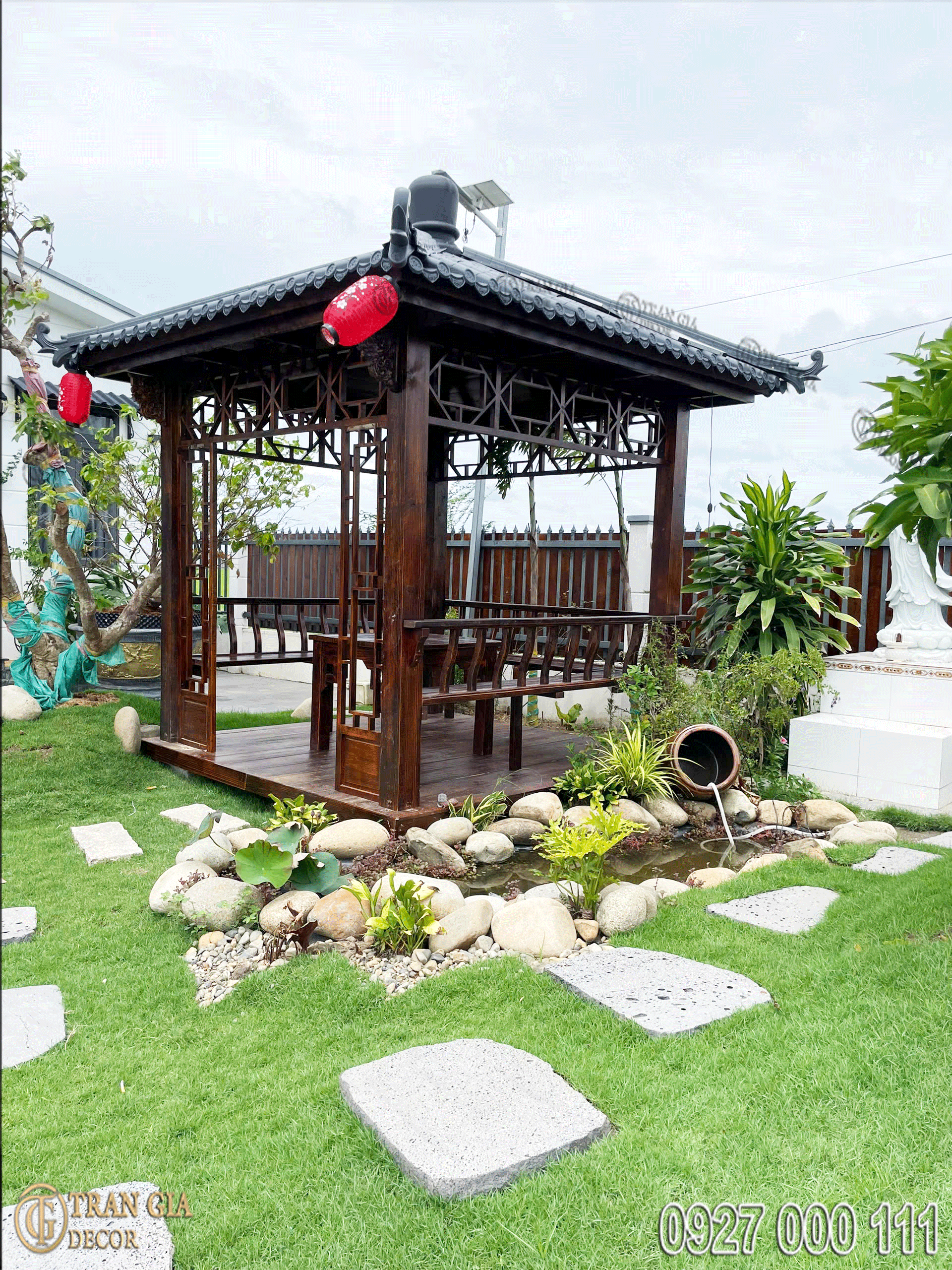 Thi công nhà gỗ phong cách Nhật Bản 6 Chòi gỗ kiểu Nhật