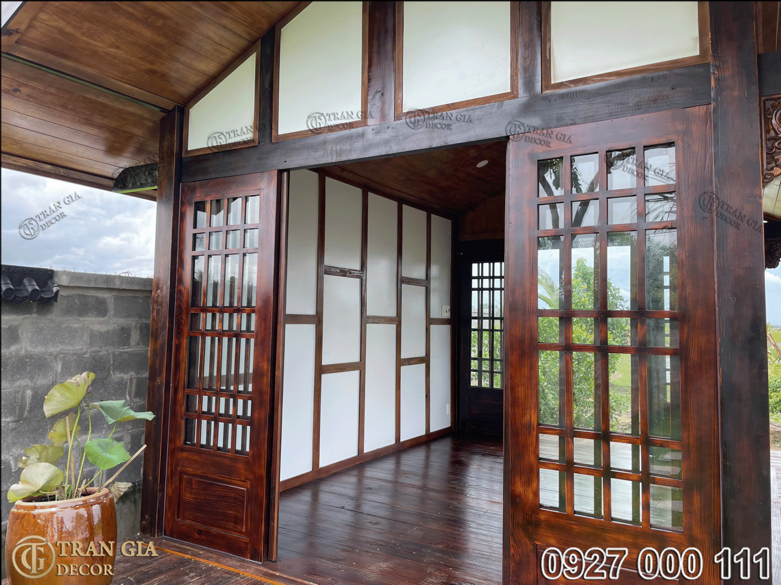 Thi công nhà gỗ phong cách Nhật Bản 3 Nhà gỗ phong cách Nhật Bản 02