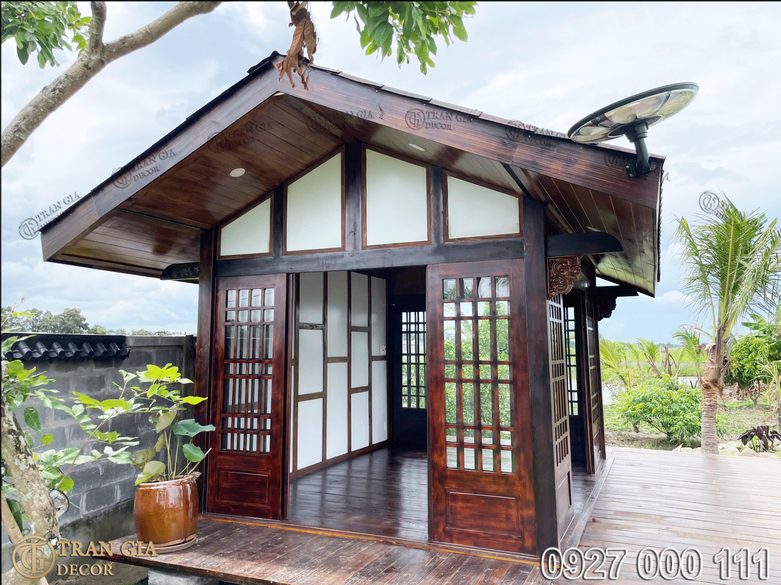 Thi công nhà gỗ phong cách Nhật Bản 2 Nhà gỗ phong cách Nhật Bản 01