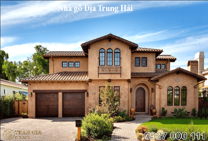 Nhà gỗ phong cách Địa Trung Hải