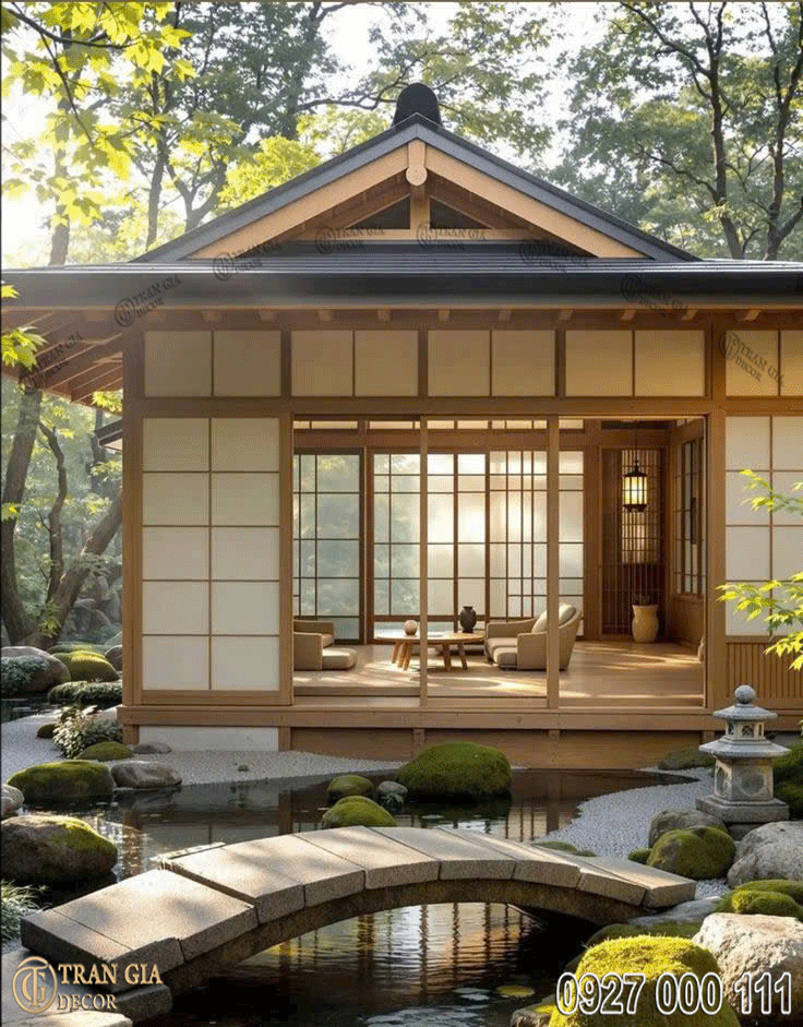 Thiết kế nhà gỗ hiện đại pha cổ điển 06