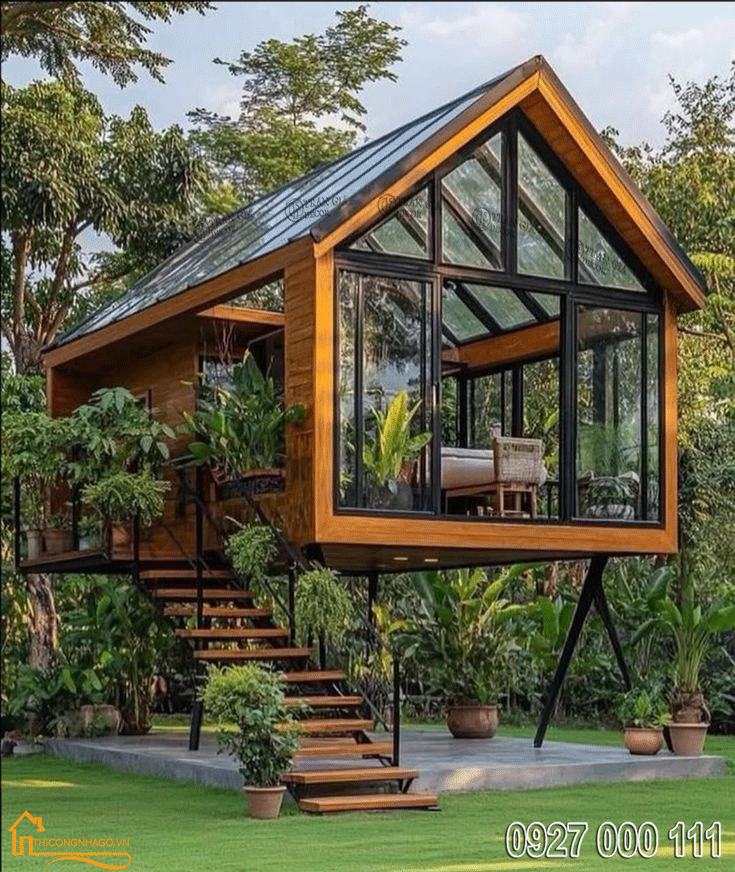 Nhà gỗ lắp ghép thông minh hiện đại 04