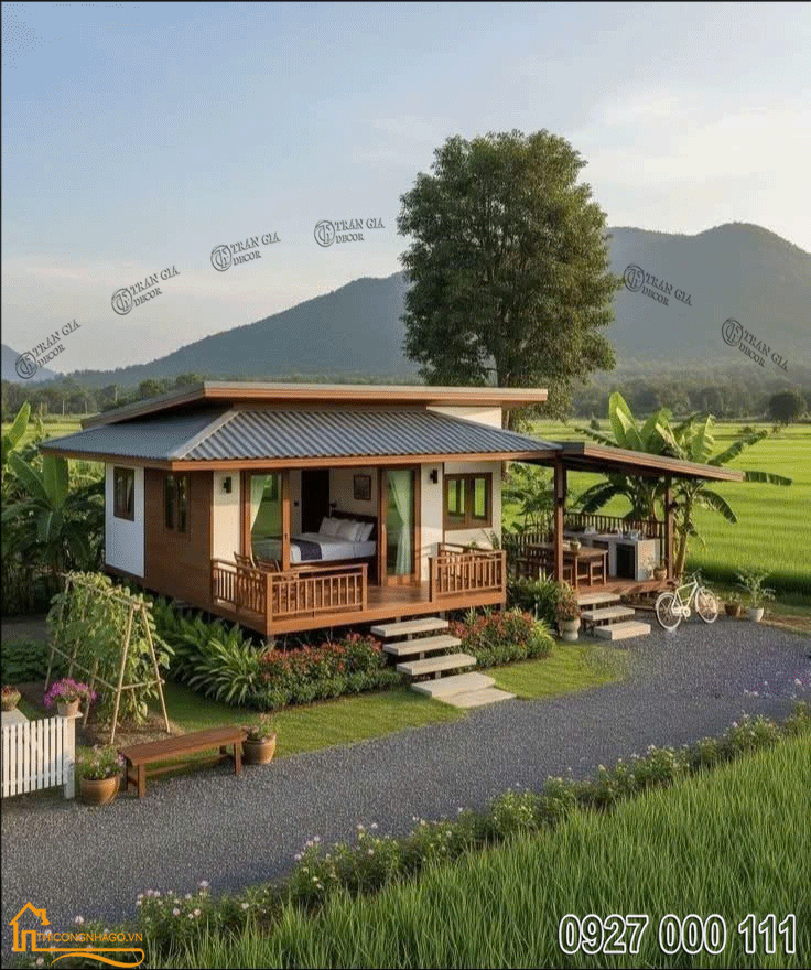 Nhà gỗ lắp ghép thông minh hiện đại 02