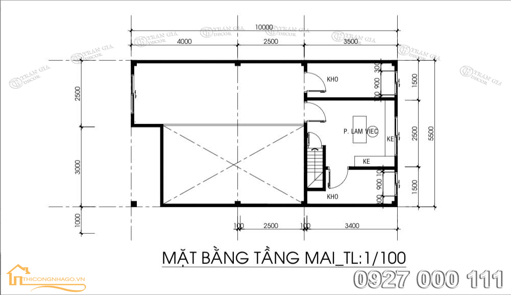 Bố trí mặt bằng nhà sàn hiện đại gỗ tự nhiên 03