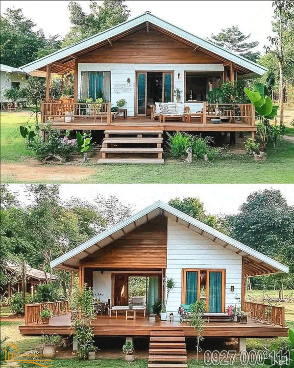 Thi công nhà gỗ mất bao lâu 6 Thi công nhà gỗ 05