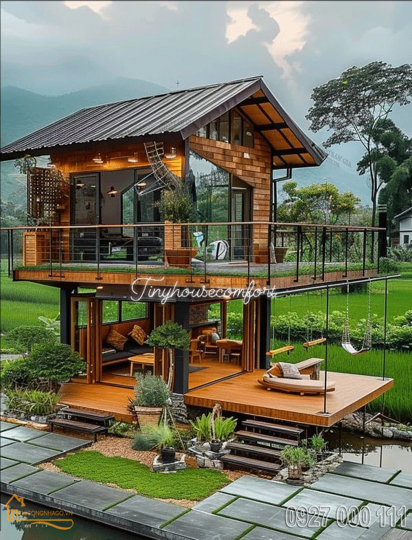 Nhà gỗ nghĩ dưỡng