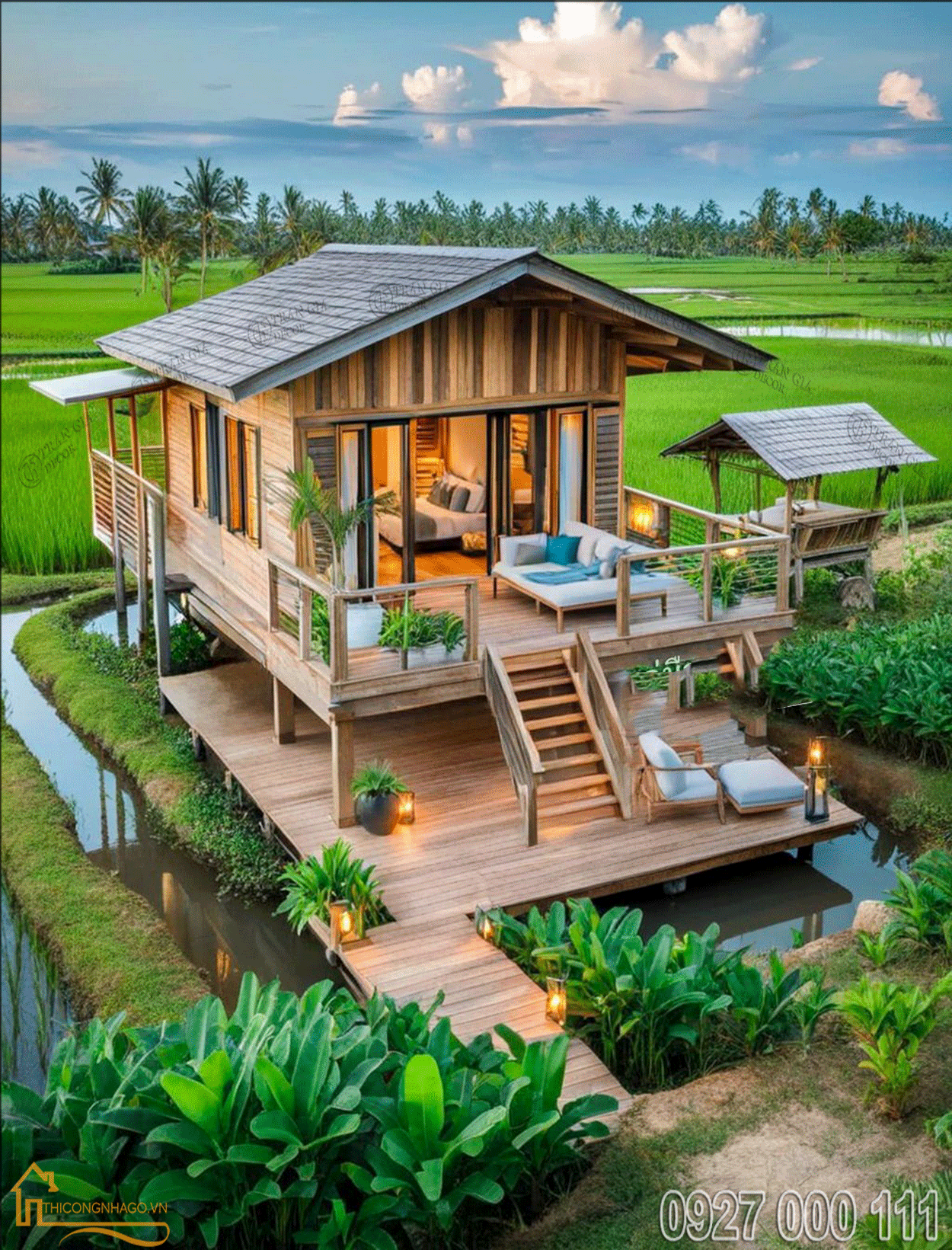 Nhà gỗ nghỉ dưỡng