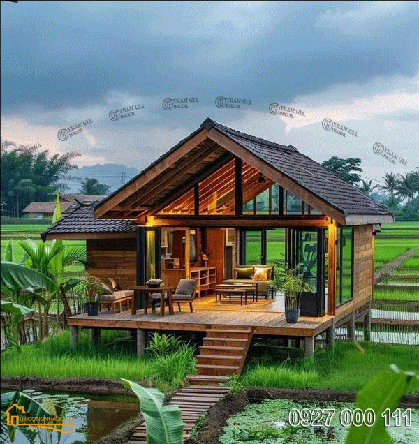 Quy trình thi công nhà gỗ 05