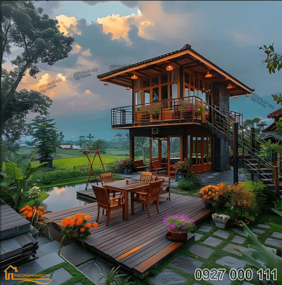 MocTranGiaDecor | Thi công nhà gỗ