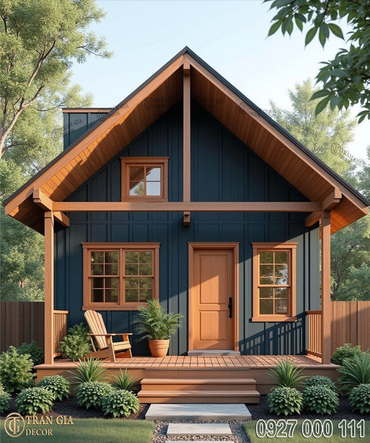 Nhà gỗ lắp ghép đẹp giá rẻ 05