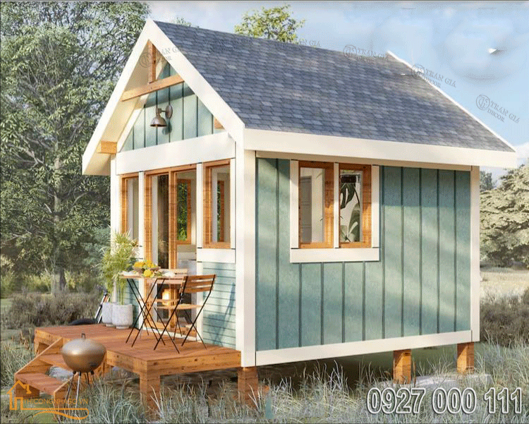 Mẫu nhà gỗ nhỏ xinh 03