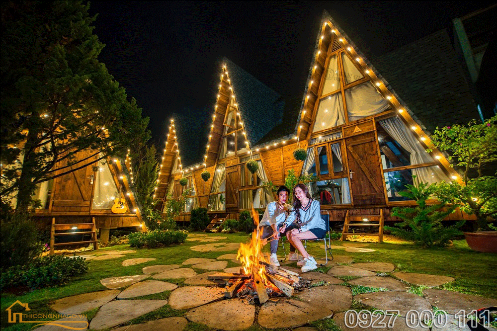 Thi công nhà gỗ Vũng Tàu 01