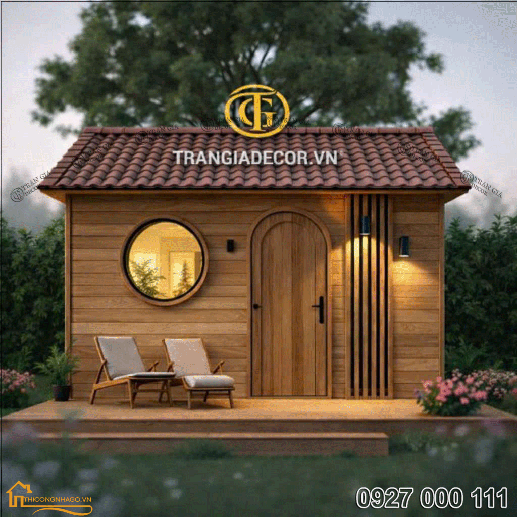 Thi công nhà gỗ với ngân sách dưới 200 triệu 09