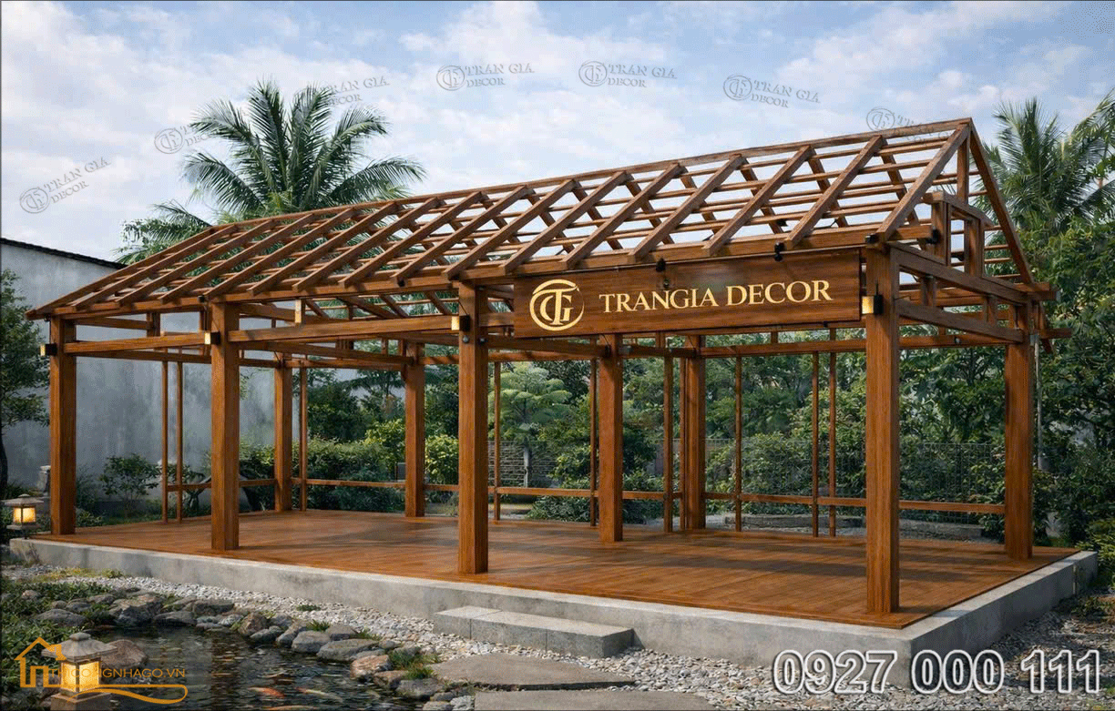 Thi công nhà gỗ với ngân sách dưới 200 triệu 010