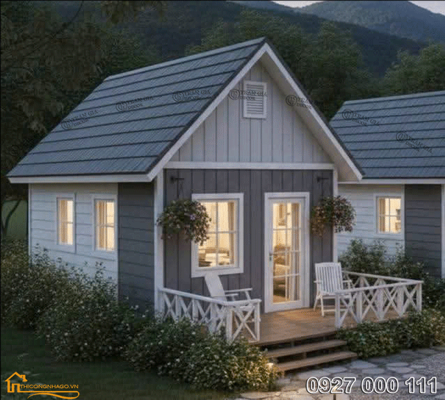 Thi công nhà gỗ với ngân sách dưới 200 triệu 03