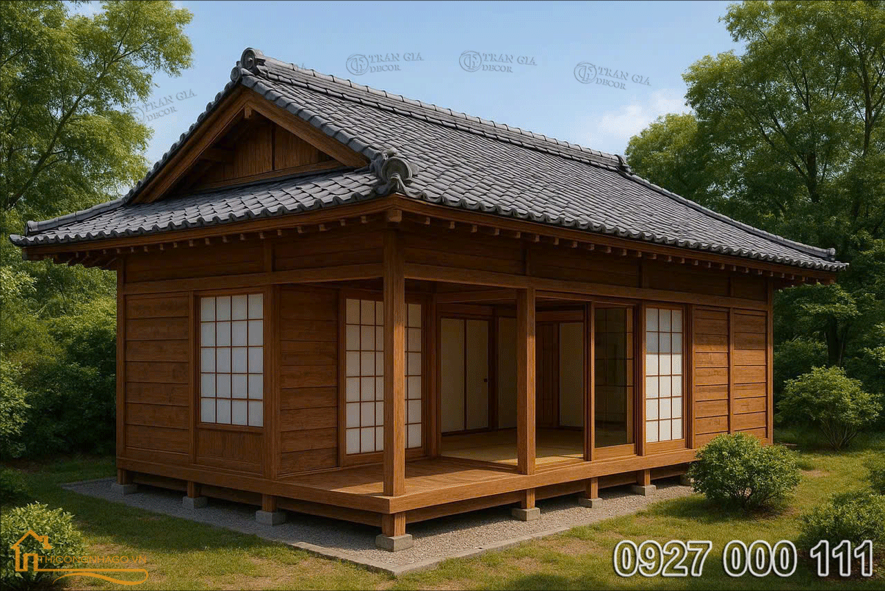 Thi công nhà gỗ với ngân sách dưới 200 triệu 04