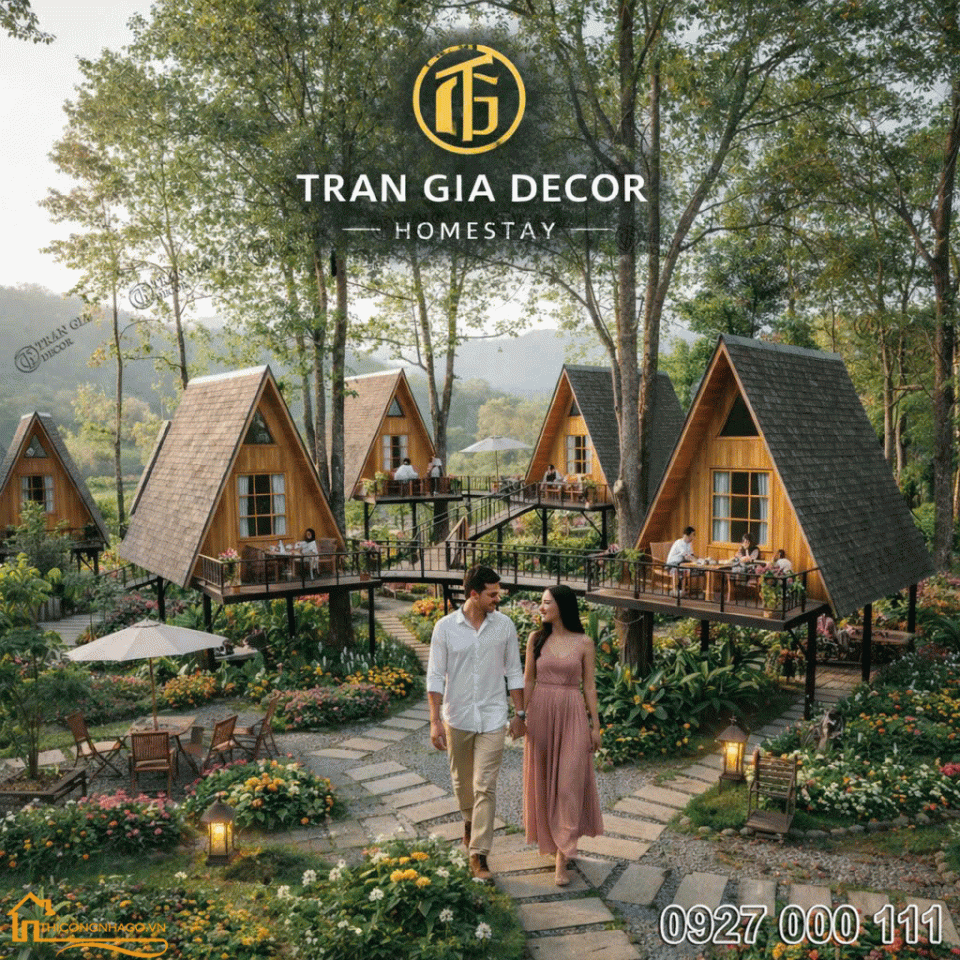 MocTranGiaDecor | Thi công nhà gỗ