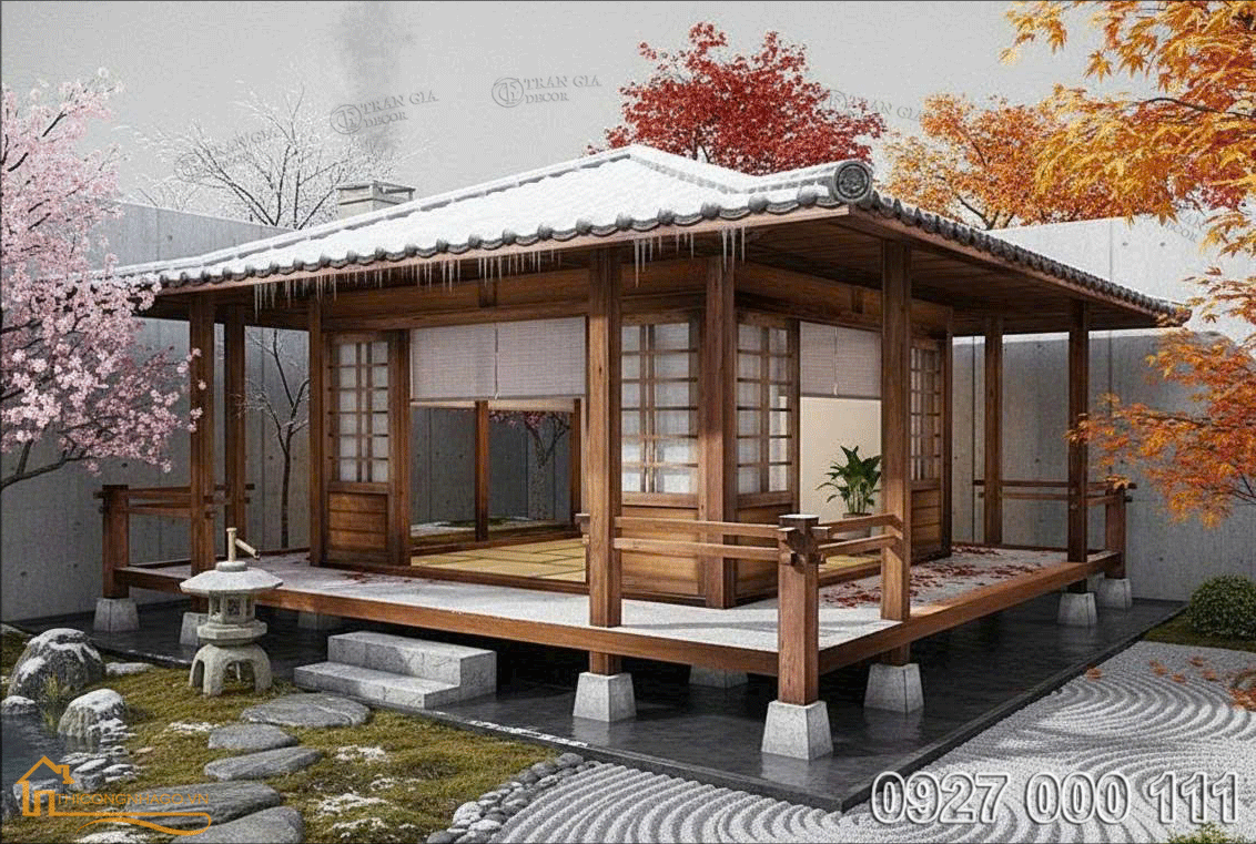 Thi công nhà gỗ với ngân sách dưới 200 triệu 05