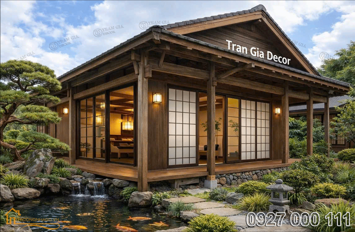 Thi công nhà gỗ với ngân sách dưới 200 triệu 07