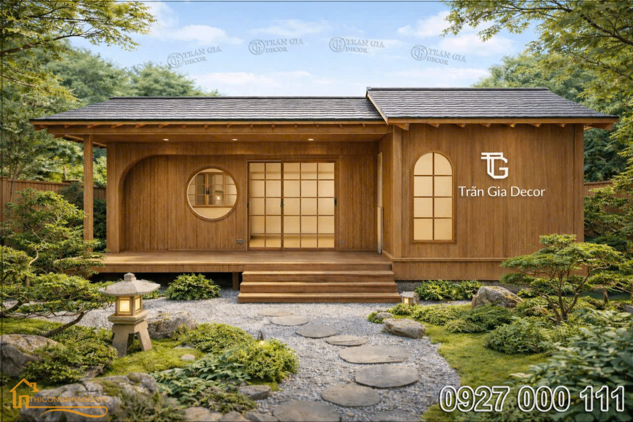 Nhà gỗ truyền thống 01