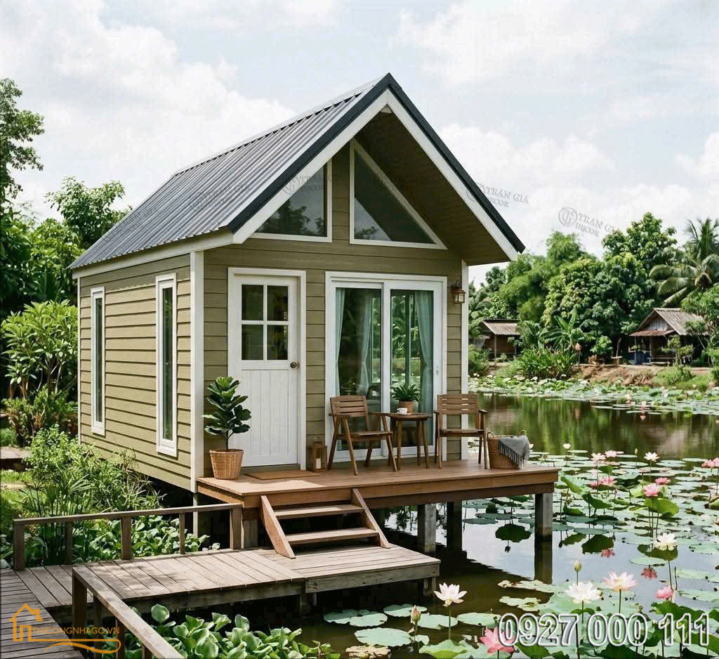 Thi công nhà gỗ trọn gói bao nhiêu tiền? 5 Nhà gỗ trọn gói bao nhiêu tiền 04