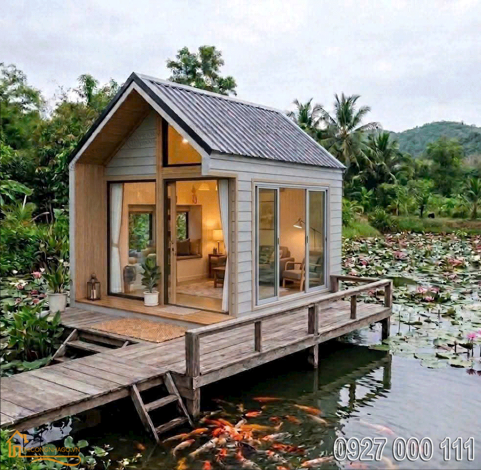 Thi công nhà gỗ trọn gói bao nhiêu tiền? 6 Nhà gỗ trọn gói bao nhiêu tiền 05