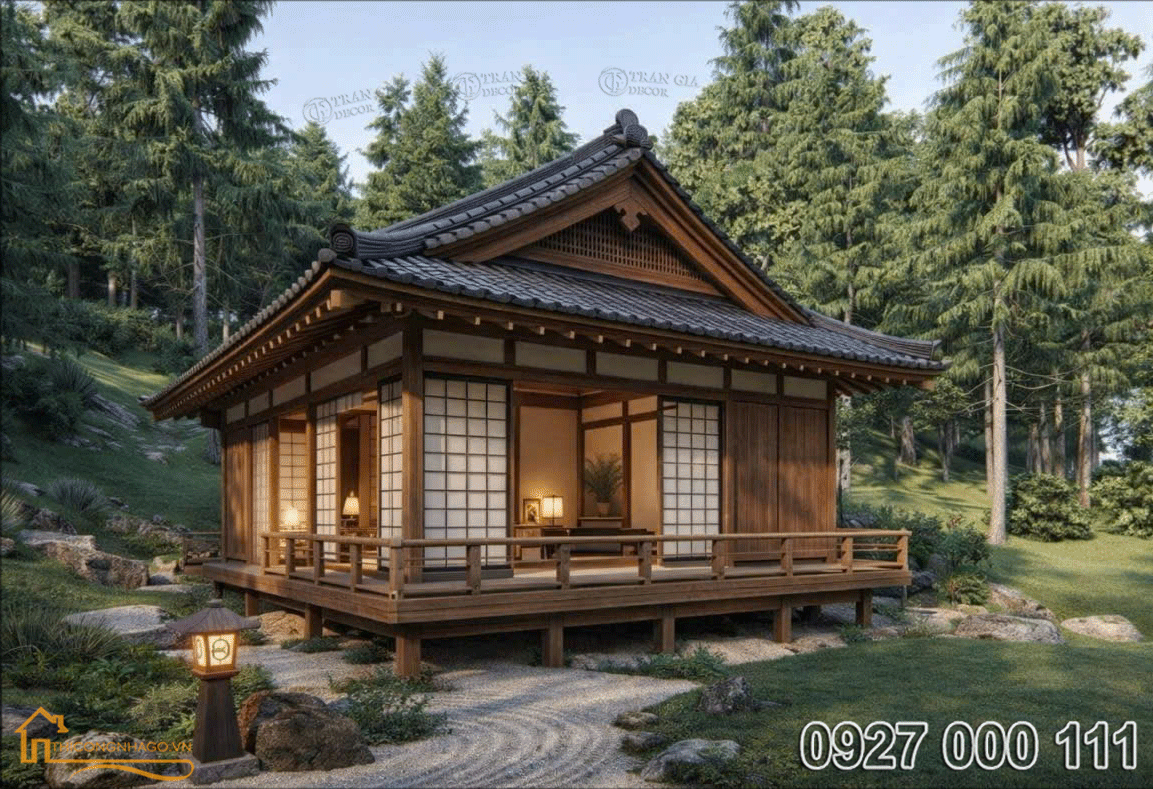 Mẫu nhà gỗ truyền thống Việt Nam đẹp nhất 2 Nhà gỗ truyền thống Việt Nam đẹp nhất 01