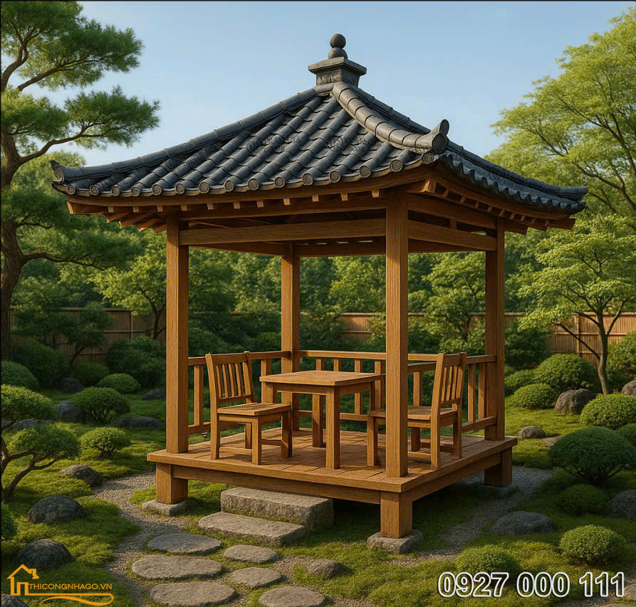 Mẫu nhà gỗ truyền thống Việt Nam đẹp nhất 10 Nhà gỗ truyền thống Việt Nam đẹp nhất 09