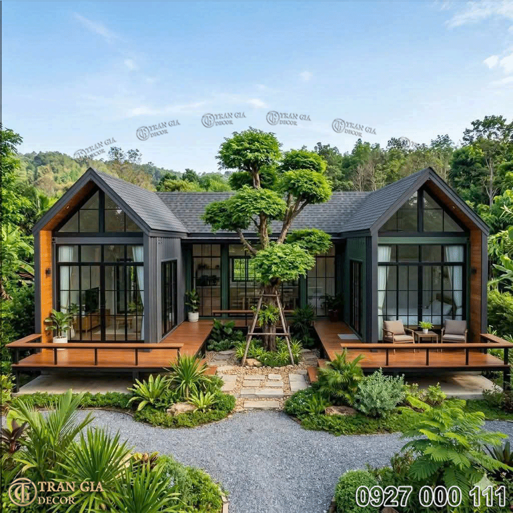 Nhà gỗ đẹp hiện đại 2026 -01